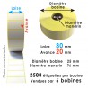 Etiquettes de 70 à 90 MM Thermique Direct à partir de 8,00 € unitaire HT le rouleau