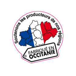 Etiquette Fabriqué en Occitanie