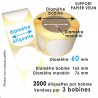 Etiquettes Vélin ø 10 à 98 MM à partir de 2,50 € unitaire HT le rouleau